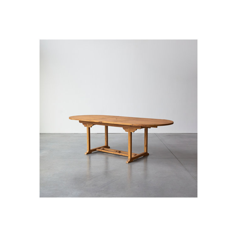 Tikamoon Capri Extendable Wooden Dining Table Wayfair